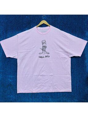 Lil Peep Hell Boy Superr Radical Rap Pink T-Shirt Size XXXL
